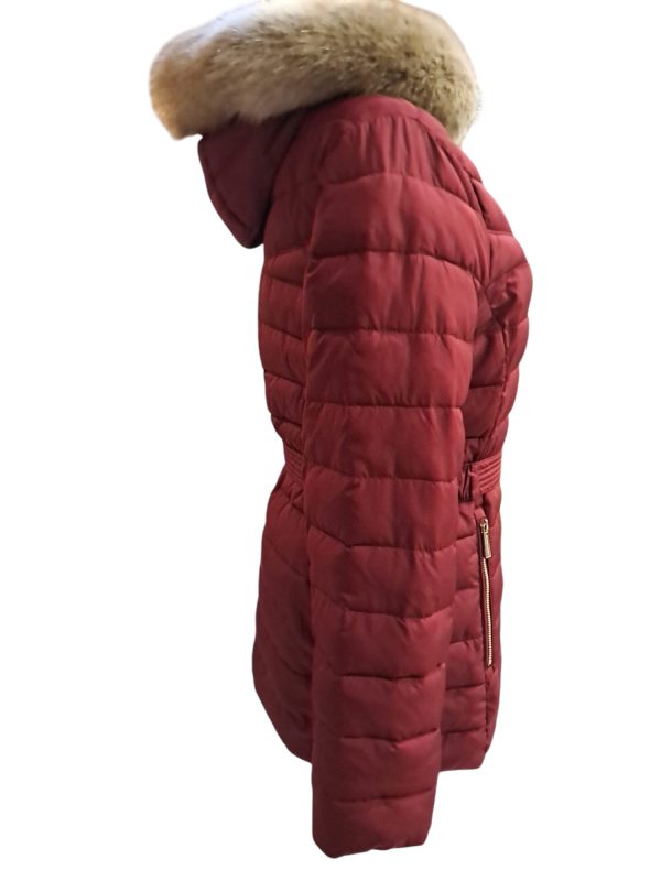 HUGO BOSS · Abrigo con cinturón y capucha. Talla L - Imagen 2
