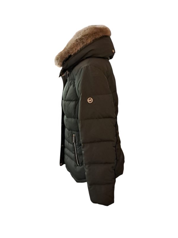 MICHAEL KORS · Abrigo con capucha de pelo. Talla M - Imagen 2