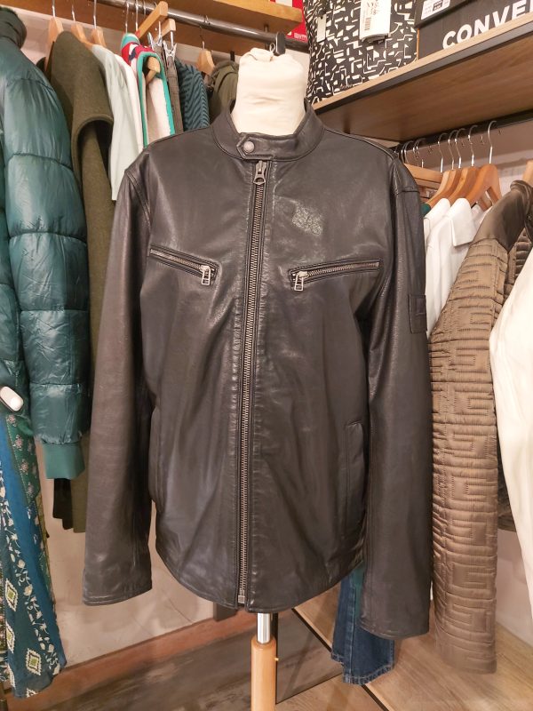 PEPE JEANS. Cazadora de piel.