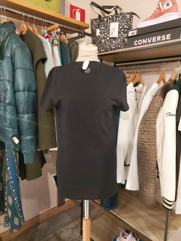 PHILIPH PLEIN. Camiseta en color negra estampada. - Imagen 3