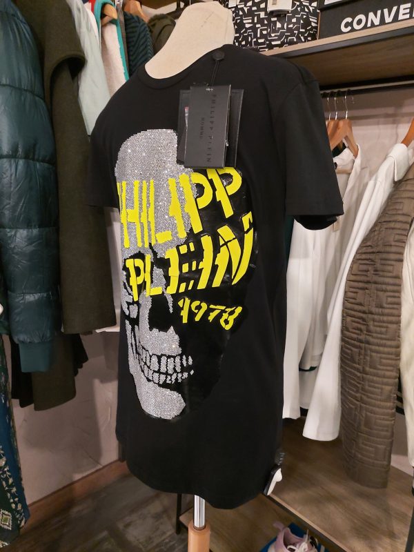 PHILIPH PLEIN. Camiseta en color negra estampada. - Imagen 2