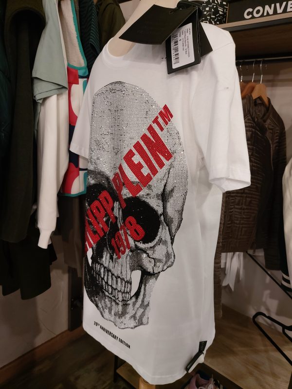 PHILIPH PLEIN. Camiseta en color blanca estampada. - Imagen 3