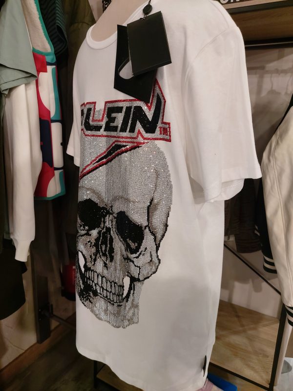 PHILIPH PLEIN. Camiseta en color blanca estampada. - Imagen 3