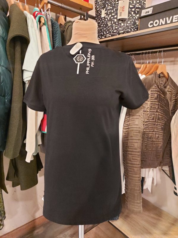 PHILIPH PLEIN. Camiseta en color negra estampada. - Imagen 2
