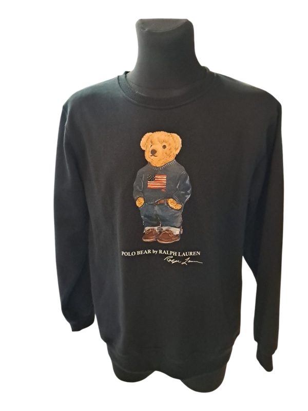 RALPH LAUREN. Sudadera en color negro.